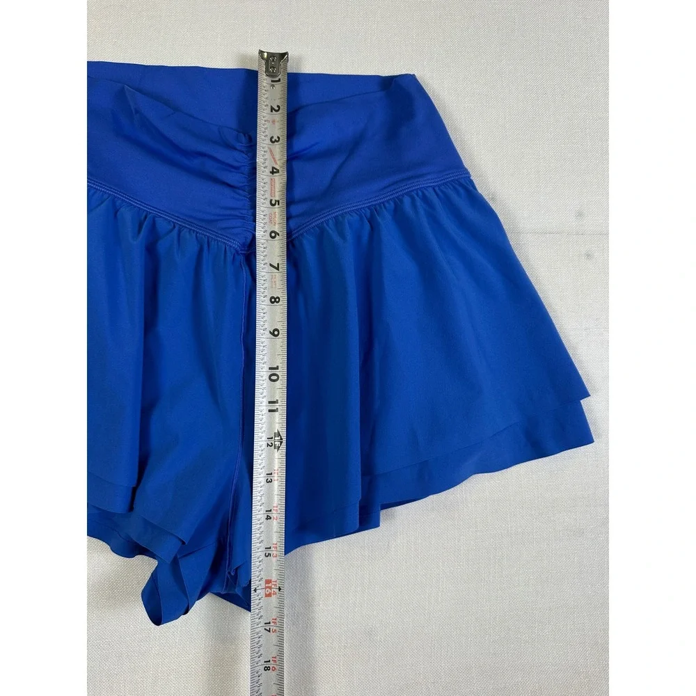 OFFLINE by Aerie Real Me flirty Crossover Flowy Skort Royal Blue Medium - Picture 6 of 7